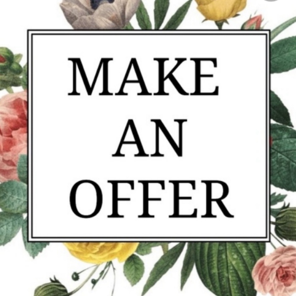 MAKE ME AN OFFER 😊
